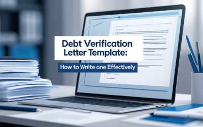 Debt Verification Letter Template: How to Write One Effectively