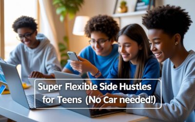Super Flexible Side Hustles for Teens (No Car Needed!)