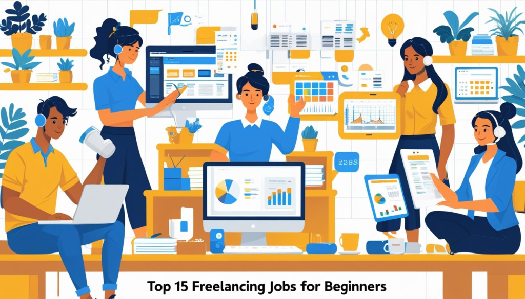 Top 15 Freelancing Jobs for Beginners to Start Earning Online Quickly and Effectively