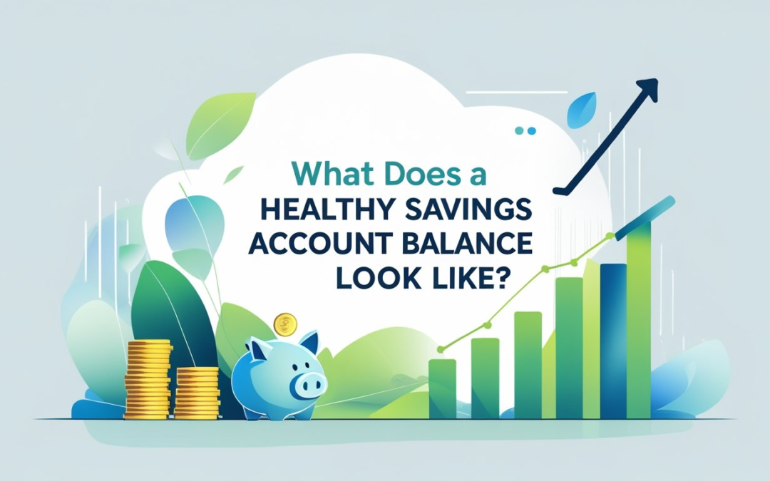 What Does a Healthy Savings Account Balance Look Like? Key Insights Explained
